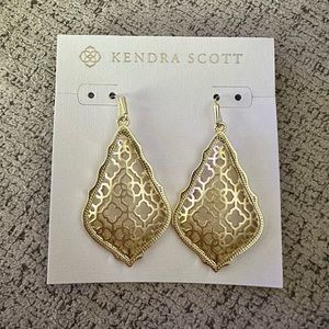 Kendra Scott gold earrings